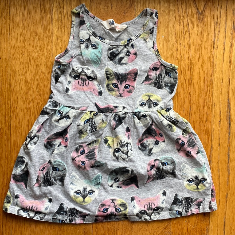 H & M cat dress